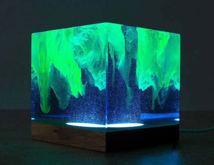 Lighting transparent resin